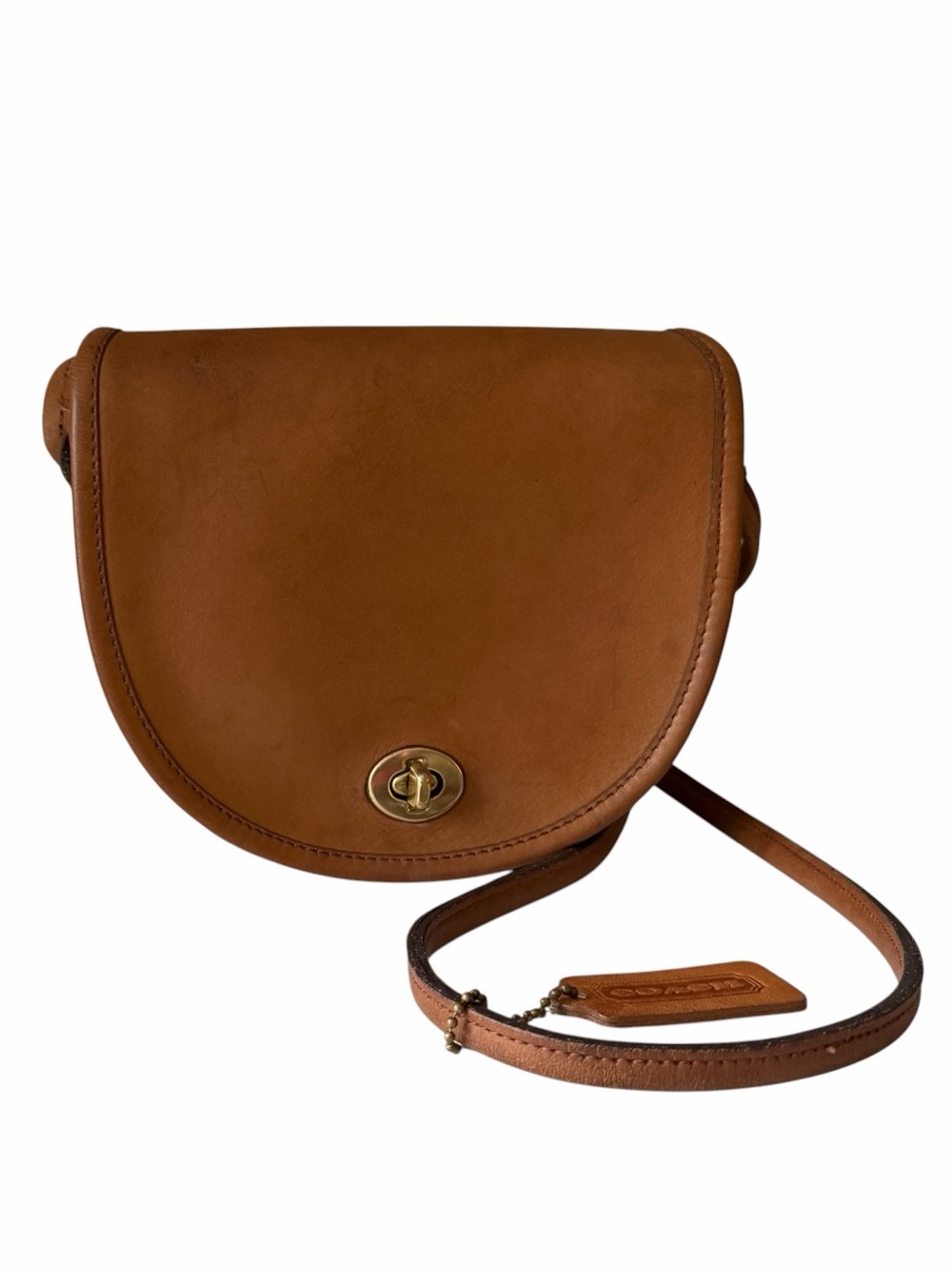 Vintage Coach 9825 Mini Bag British Tan Crossbody NYC - COA Included